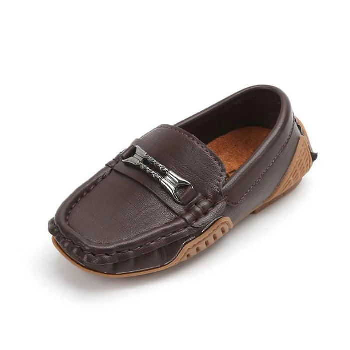 Sapato Mocassim Infantil de Couro